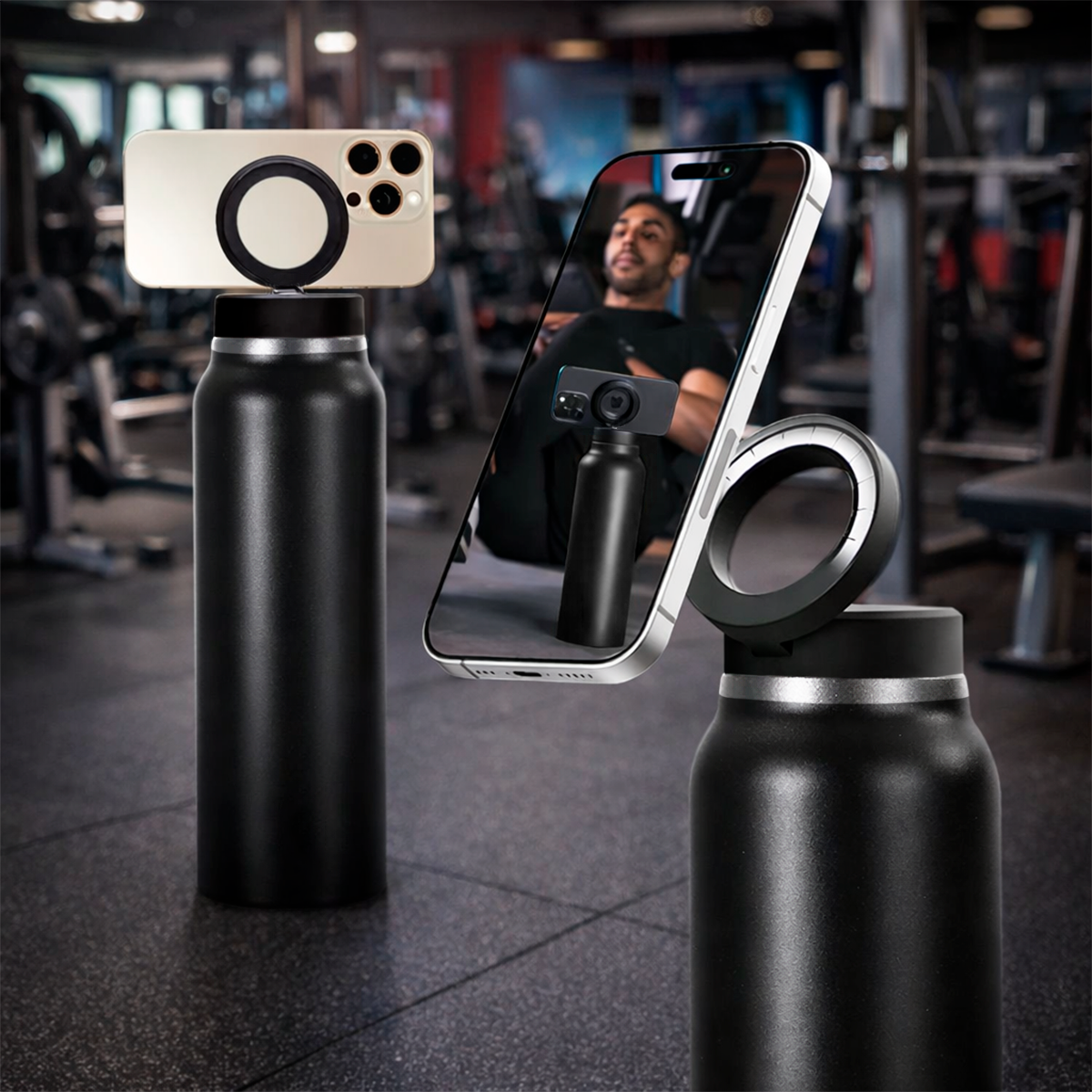 Gray helmet for bikers