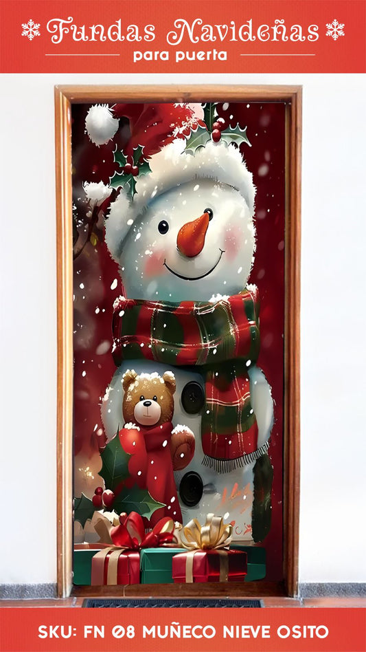 CUBRE PUERTA  DECORATIVA NAVIDEÑA