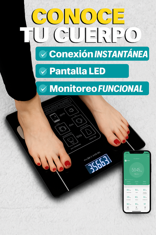Bascula Digital Bluetooth Inteligente