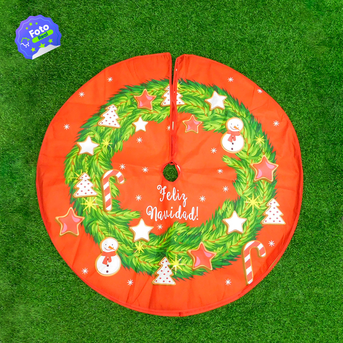 Pie De Árbol Falda Navideño