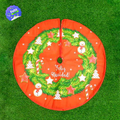 Pie De Árbol Falda Navideño