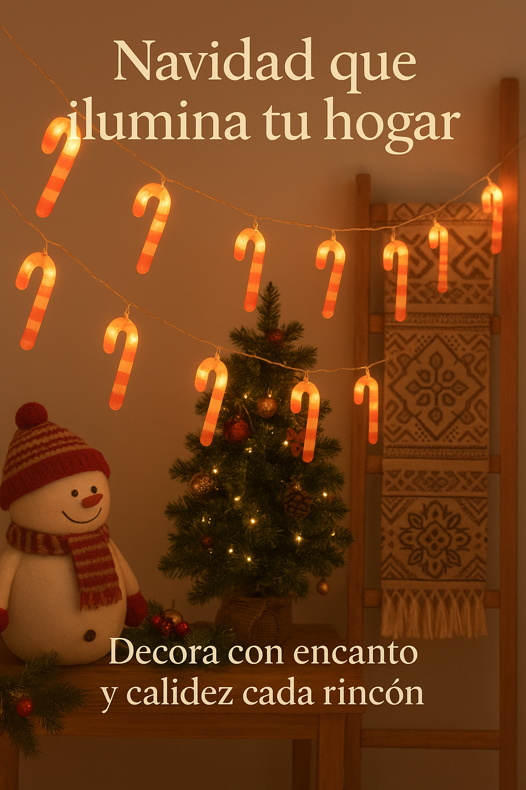 Guirnalda de Luces Navideñas — Ilumina tu Navidad con encanto